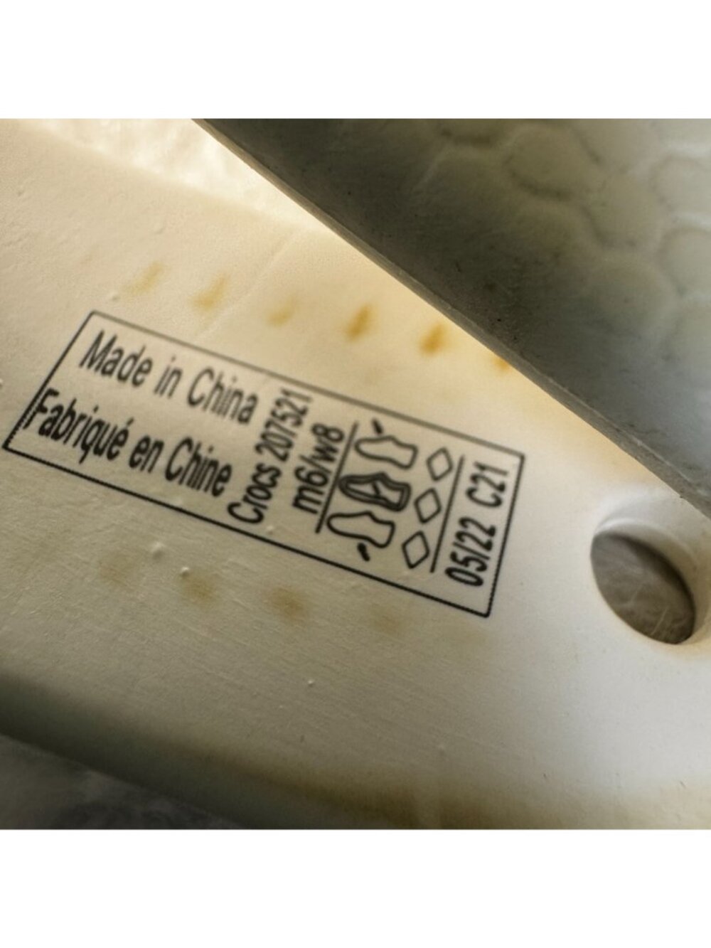 Crocs Classic Mega Crush Clog White 2.4" Platform Sandals Womens 8 Mens 6 - Picture 6 of 9